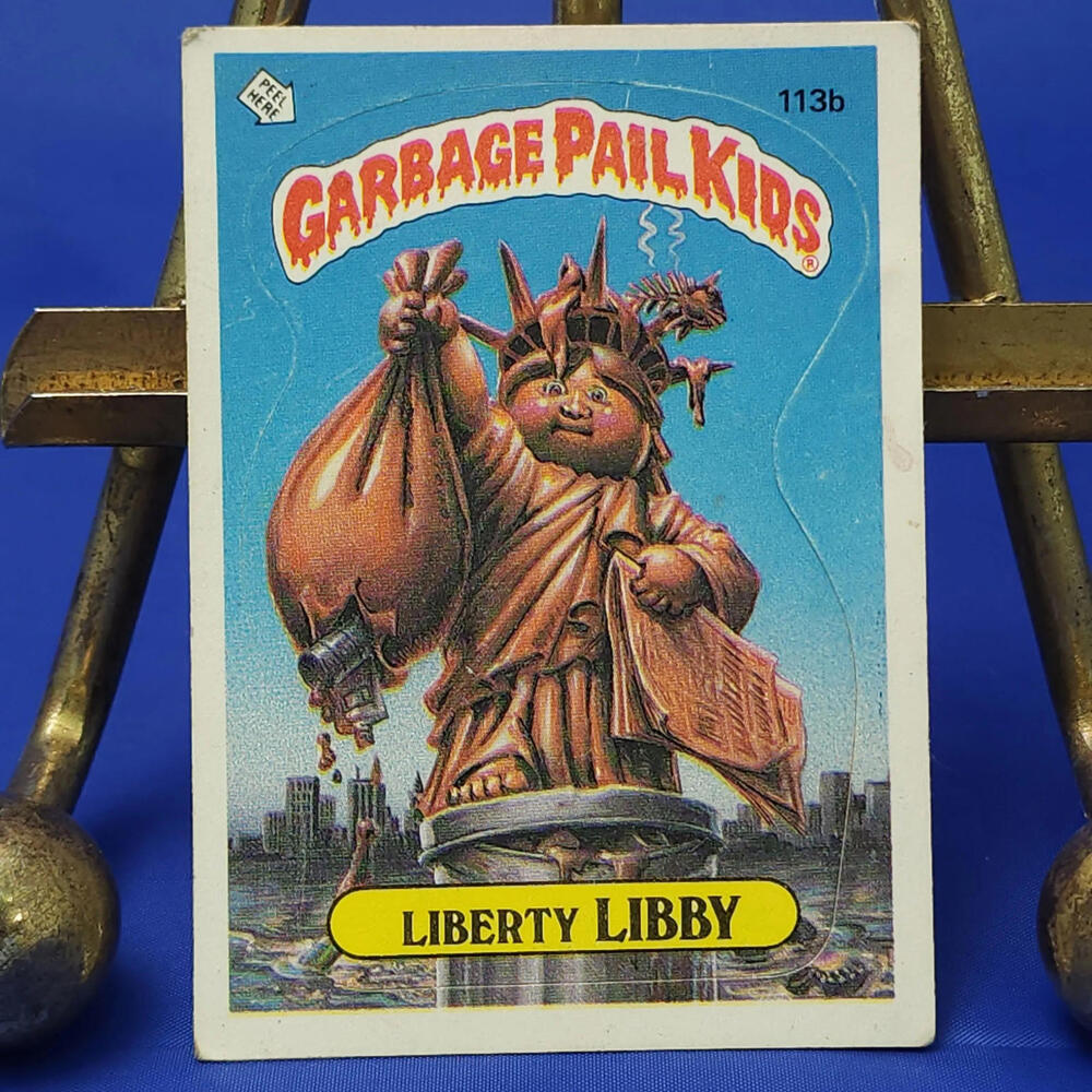 Garbage Pail Kids‎ 1986 Topps #113b Liberty Libby Trading Card